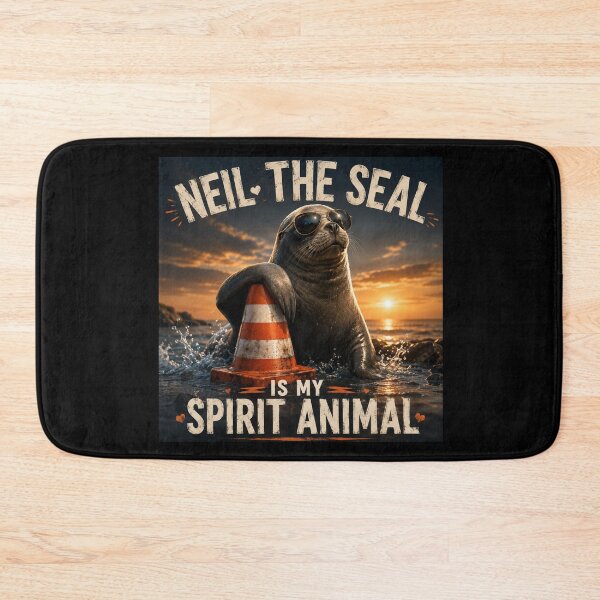 Item preview, Neil the Seal is My Spirit Animal designed and sold by SMARTKIT  DESIGNAGENCY.