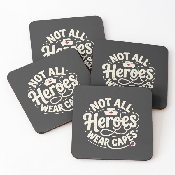 Item preview, Nurse Not All Heroes Wear Capes – Vintage Medical Typography Graphic T-Shirt designed and sold by KiwyStudio.