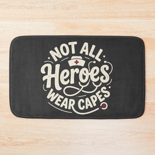 Item preview, Nurse Not All Heroes Wear Capes – Vintage Medical Typography Graphic T-Shirt designed and sold by KiwyStudio.