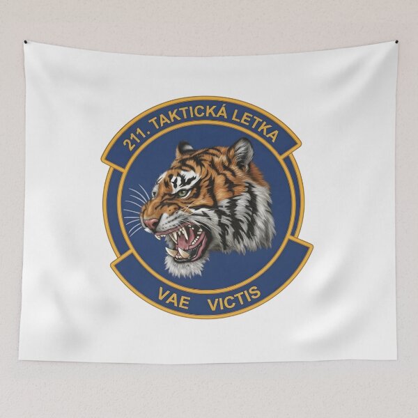 Item preview, Czech Air Force 211th Tactical Squadron Tiger Patch designed and sold by CharlieDesings.