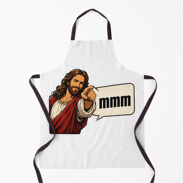 Item preview, jesus smiling mmm designed and sold by PatternFly.