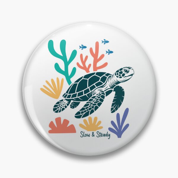 Item preview, Slow & Steady Sea Turtle - Vibrant Boho Nature Art designed and sold by ArthousePromos.
