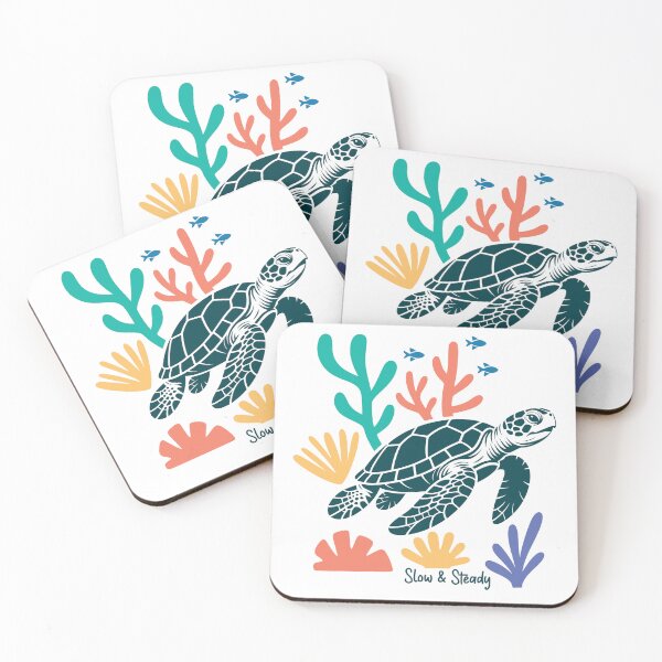 Item preview, Slow & Steady Sea Turtle - Vibrant Boho Nature Art designed and sold by ArthousePromos.
