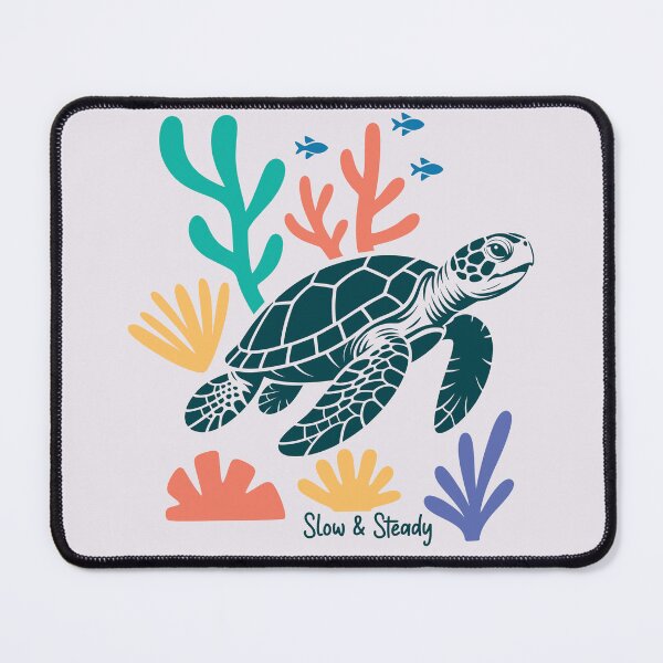 Item preview, Slow & Steady Sea Turtle - Vibrant Boho Nature Art designed and sold by ArthousePromos.