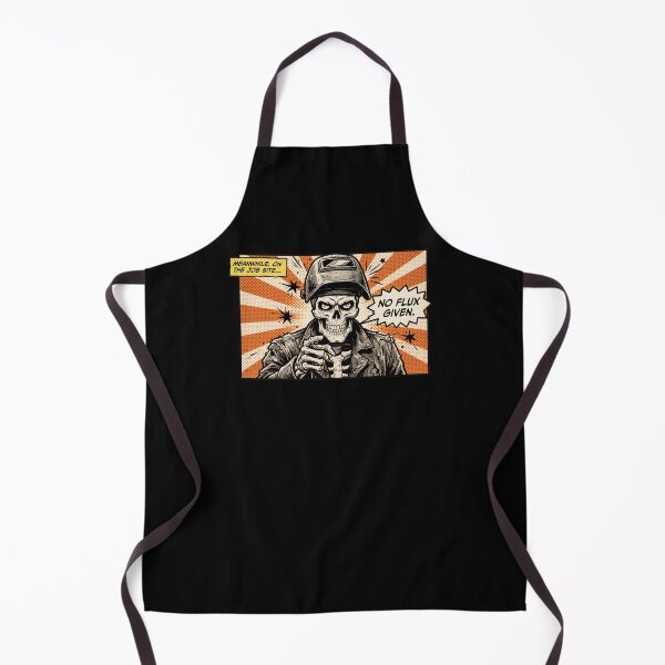 Item preview, No Flux Given Halloween Comic Book Welder Skeleton designed and sold by Lulustarfox.