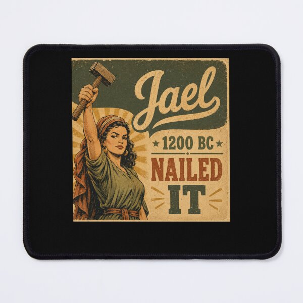 Item preview, Nailed It Jael 1200 BC Funny Bible Humor Vintage Christian designed and sold by Crystal-Tree.