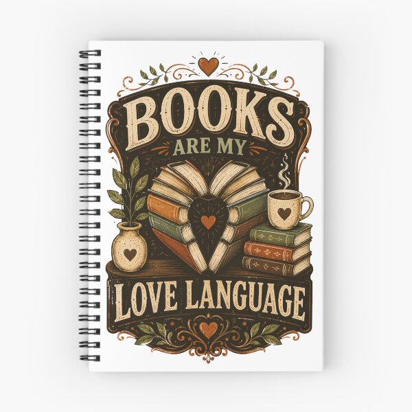 Item preview, Books Are My Love Language | Romantic Reader Gift | Bibliophile Shirt designed and sold by DaVinci_drop.