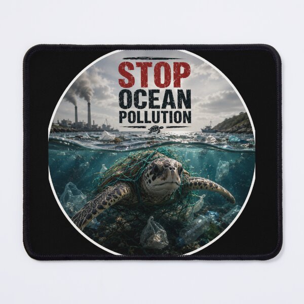 Item preview, Stop ocean pollution designed and sold by SMARTKIT DESIGNAGENCY.
