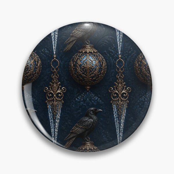 Item preview, Raven & Ornament-#gothicchristmas # designed and sold by mo-carnival.