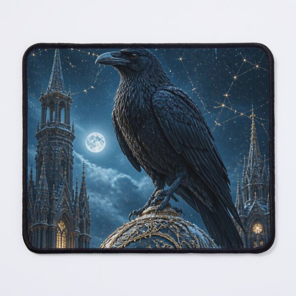 Item preview, Raven & Ornament-#gothicchristmas # designed and sold by mo-carnival.