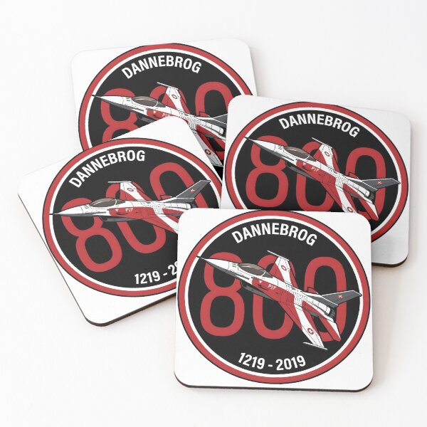 Item preview, Royal Danish Air Force F-16 Dannebrog 800 Anniversary Patch designed and sold by CharlieDesings.