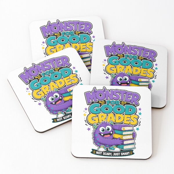 Item preview, Back to School Monster: Not Scary, Just Smart designed and sold by Fenay Designs.
