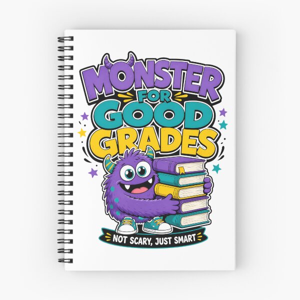 Item preview, Back to School Monster: Not Scary, Just Smart designed and sold by Fenay Designs.