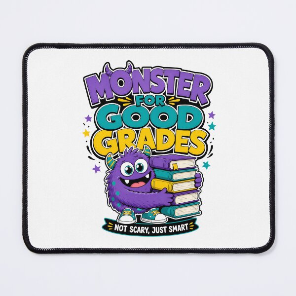 Item preview, Back to School Monster: Not Scary, Just Smart designed and sold by Fenay Designs.