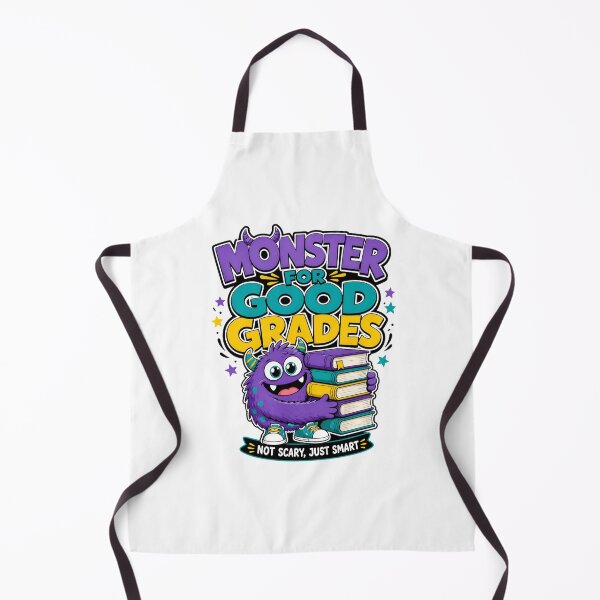 Item preview, Back to School Monster: Not Scary, Just Smart designed and sold by Fenay Designs.