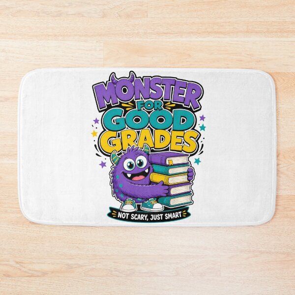 Item preview, Back to School Monster: Not Scary, Just Smart designed and sold by Fenay Designs.
