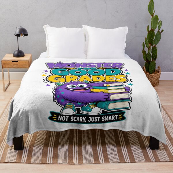 Item preview, Back to School Monster: Not Scary, Just Smart designed and sold by Fenay Designs.