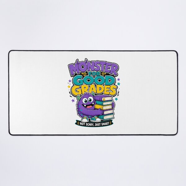 Item preview, Back to School Monster: Not Scary, Just Smart designed and sold by Fenay Designs.