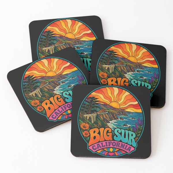 Item preview, Big Sur California Coast Stained Glass Travel designed and sold by TomFrontierArt.