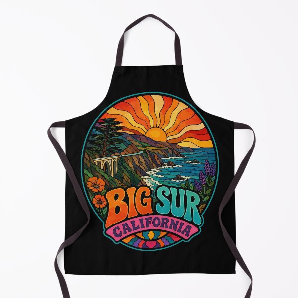 Item preview, Big Sur California Coast Stained Glass Travel designed and sold by TomFrontierArt.