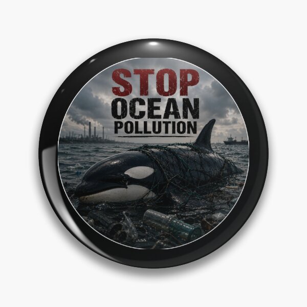 Item preview, Stop ocean pollution orca designed and sold by SMARTKIT  DESIGNAGENCY.