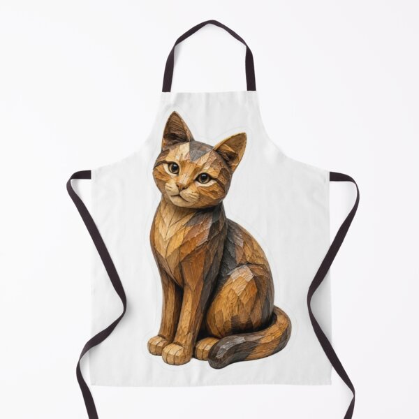 Item preview, Geometric Wooden Cat designed and sold by Snurly.