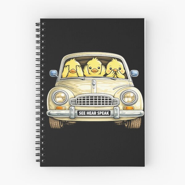 Item preview, Ducks Three Wise Ducks in a car designed and sold by JamesDunican.