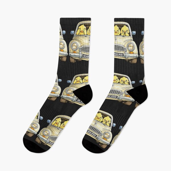 Item preview, Ducks Three Wise Ducks in a car designed and sold by JamesDunican.