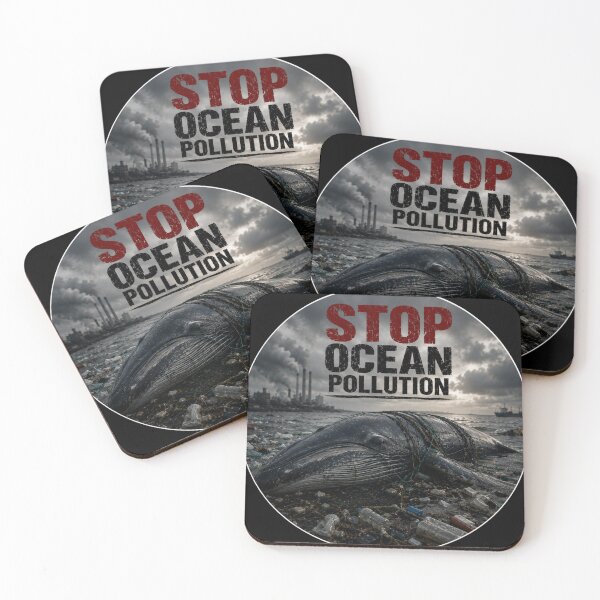 Item preview, Stop ocean pollution whale designed and sold by SMARTKIT  DESIGNAGENCY.
