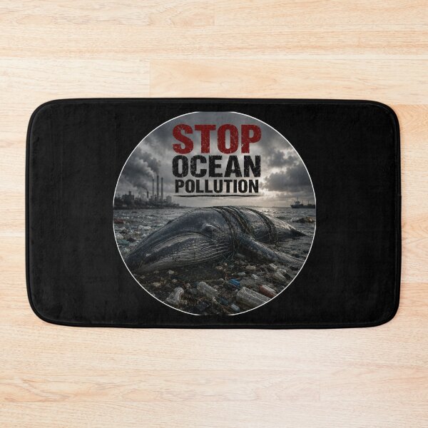Item preview, Stop ocean pollution whale designed and sold by SMARTKIT  DESIGNAGENCY.