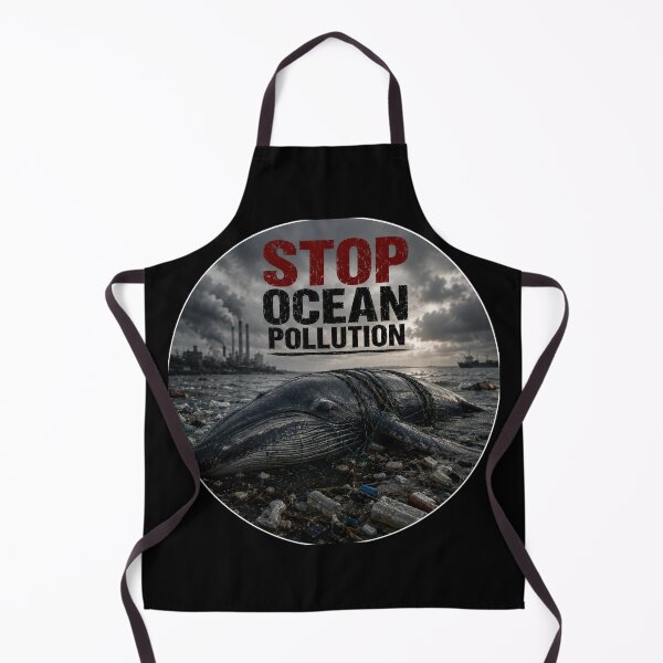 Item preview, Stop ocean pollution whale designed and sold by SMARTKIT DESIGNAGENCY.