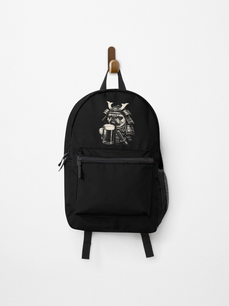 Thumbnail 1 of 3, Backpack, SAMU PUG designed and sold by robbyiodized.