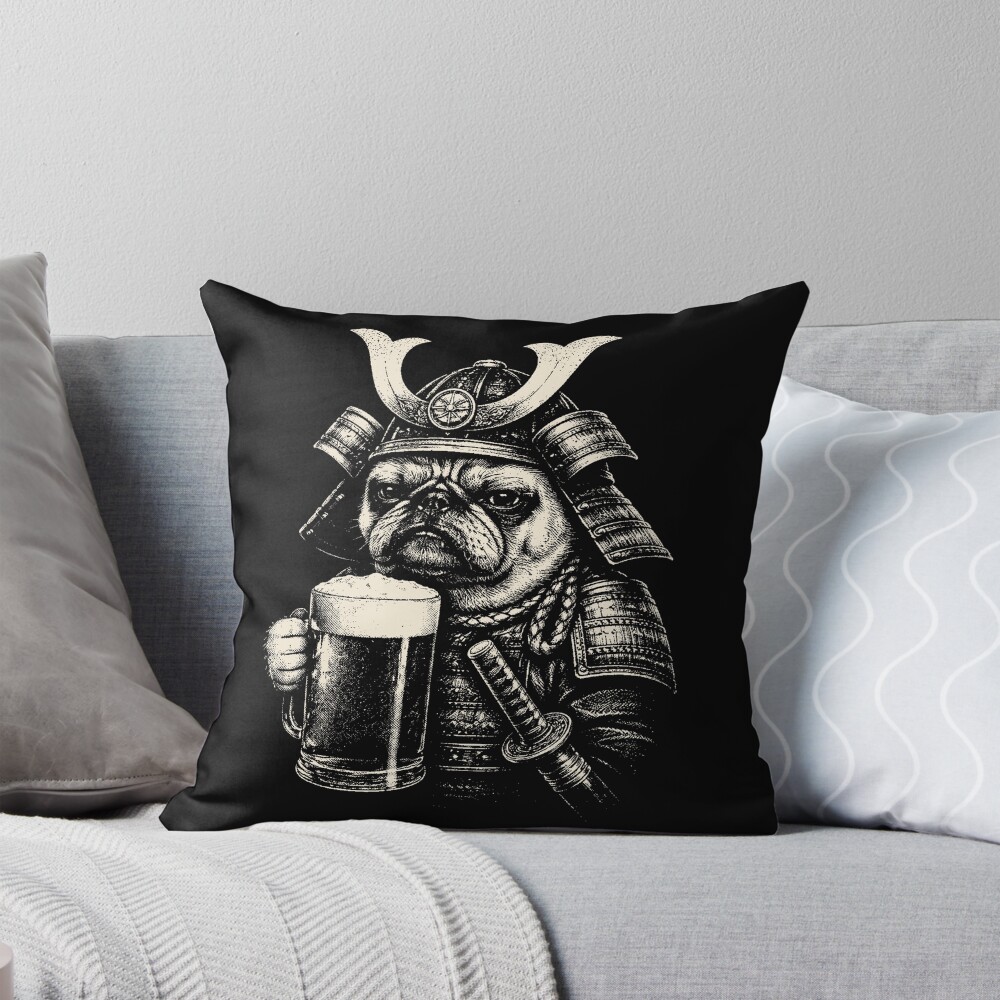 Item preview, Throw Pillow designed and sold by robbyiodized.