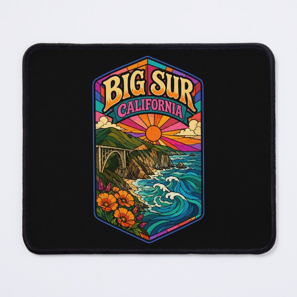 Item preview, Big Sur California Coast Stained Glass Art designed and sold by TomFrontierArt.