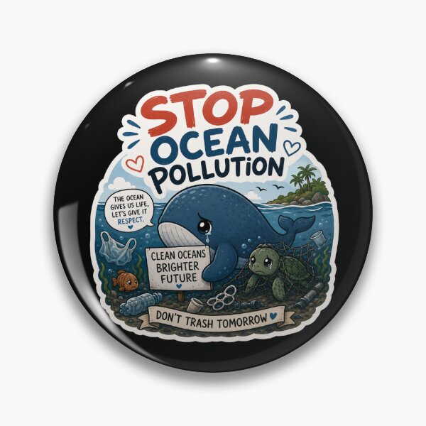 Item preview, Stop ocean pollution whale designed and sold by SMARTKIT  DESIGNAGENCY.