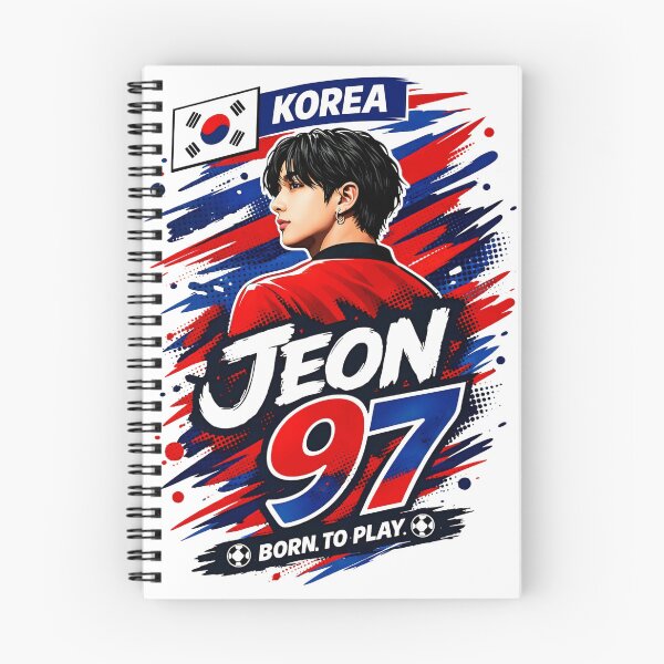 Item preview, Jeon Jungkook BTS soccer team fan art design designed and sold by SiriusCelestial.