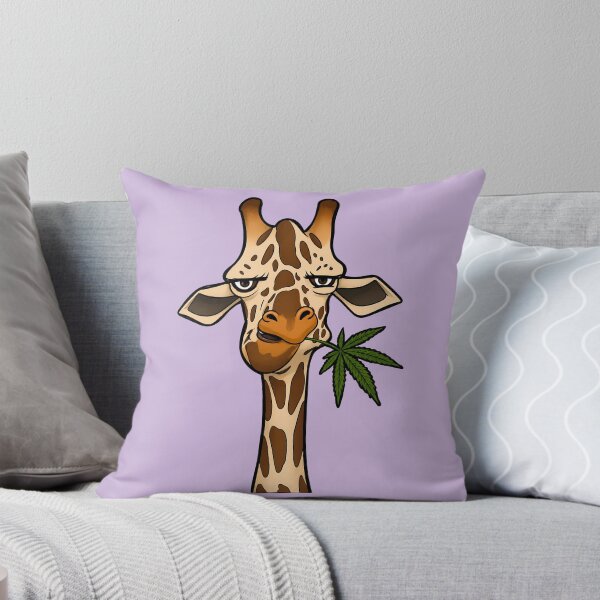 Item preview, Stoned Giraffe Cartoon Character Art Illustration designed and sold by Cannaxes Studio.