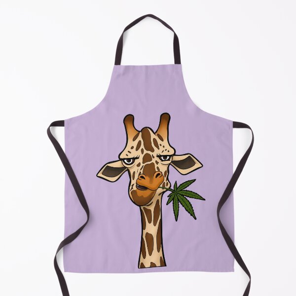 Item preview, Stoned Giraffe Cartoon Character Art Illustration designed and sold by Cannaxes Studio.