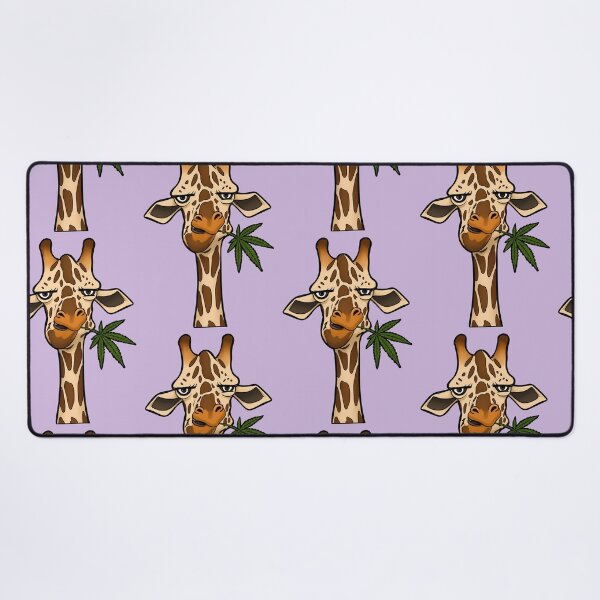 Item preview, Stoned Giraffe Cartoon Character Art Illustration designed and sold by Cannaxes Studio.