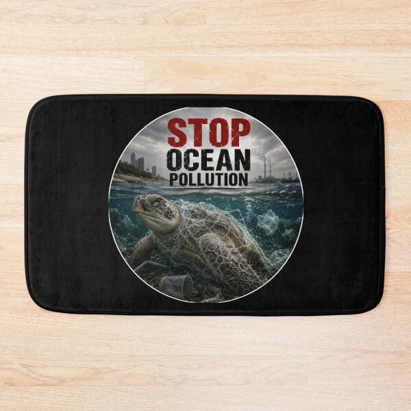 Item preview, Stop Ocean Pollution Save Sea Turtles designed and sold by SMARTKIT  DESIGNAGENCY.