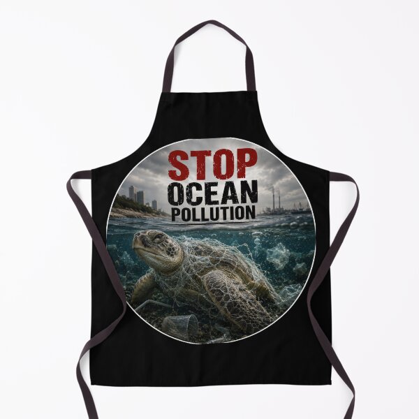 Item preview, Stop Ocean Pollution Save Sea Turtles designed and sold by SMARTKIT DESIGNAGENCY.