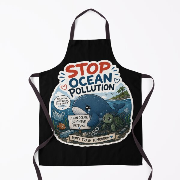 Item preview, Stop Ocean Pollution Save Whales designed and sold by SMARTKIT DESIGNAGENCY.