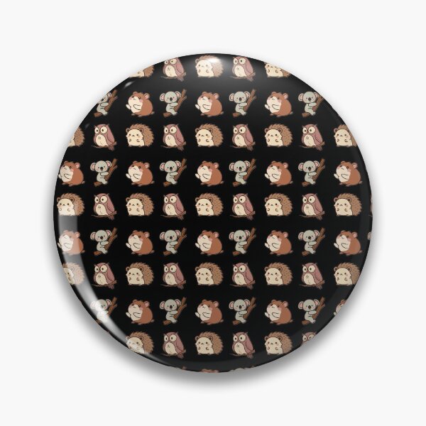 Item preview, Cute Kawaii Animal Sticker Pack | Hedgehog Owl Hamster & Koala Aesthetic Stickers designed and sold by Art IN Pack.