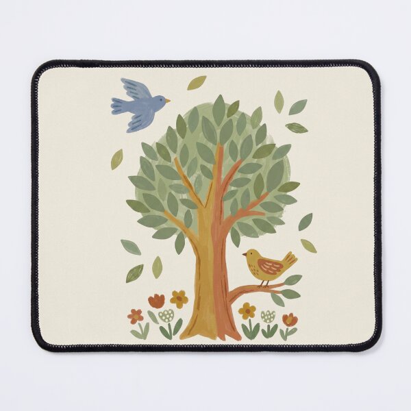 Item preview, Little Forest - Whimsical Boho Botanical Art with Birds 3 designed and sold by Pasteltone.