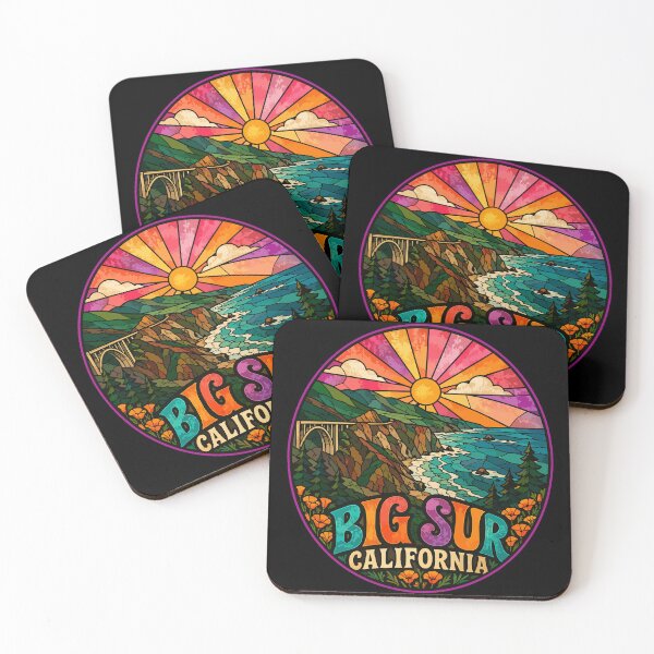Item preview, Big Sur California Coast Stained Glass designed and sold by TomFrontierArt.