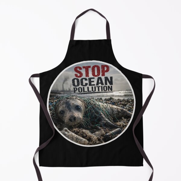 Item preview, Stop Ocean Pollution Save Neil the Seal designed and sold by SMARTKIT  DESIGNAGENCY.