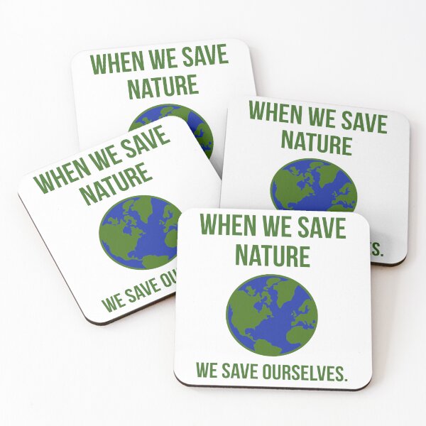 Item preview, When we save nature we save ourselves.  designed and sold by Rachel the Artist .