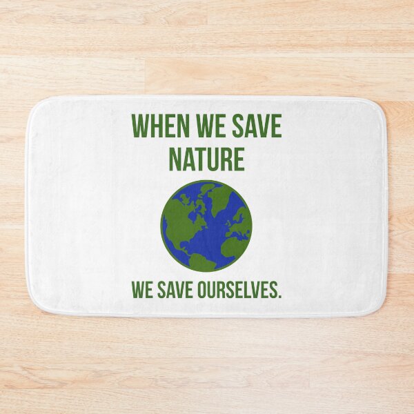 Item preview, When we save nature we save ourselves.  designed and sold by Rachel the Artist .