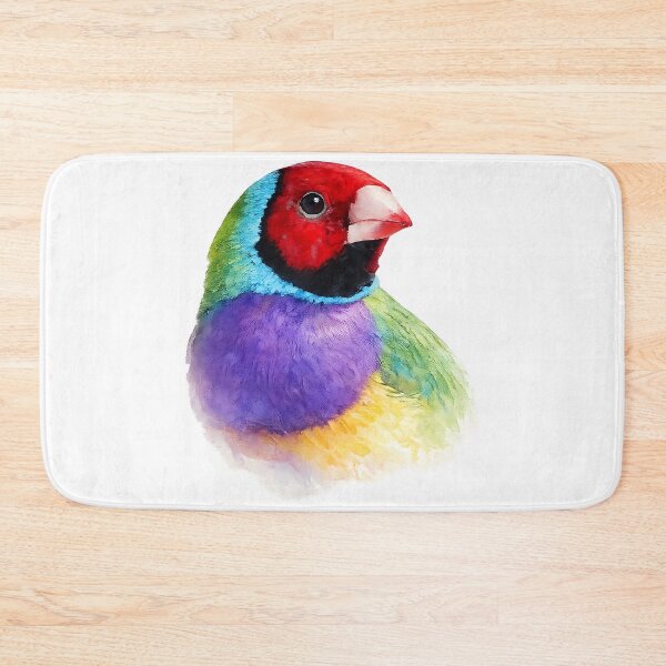 Item preview, Gouldian Finch — Painted Australian Finch designed and sold by Jaruart.
