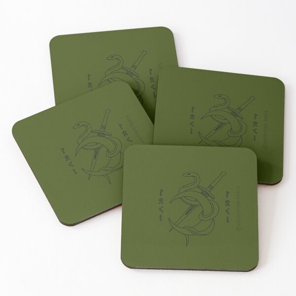 Item preview, Loki: Snake, dagger & moon (green) designed and sold by Viviennes-tears.